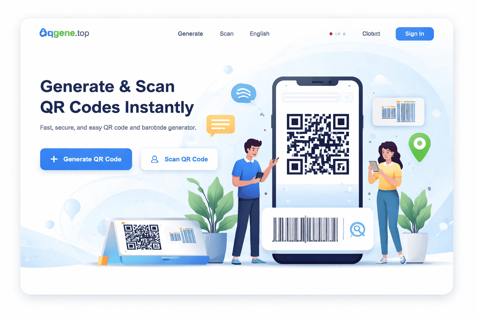 Screenshot of app dashboard